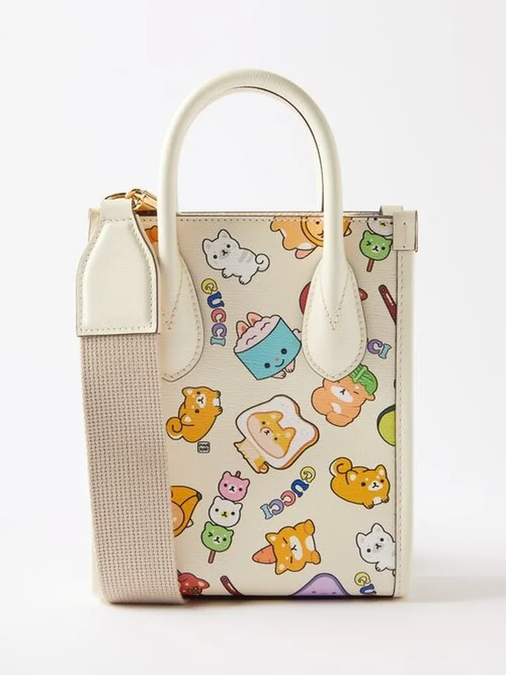 X Pikarar Kawaii Leather Cross-body Bag