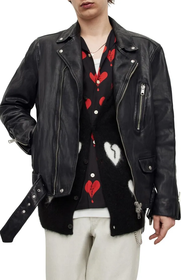 Roza Leather Biker Jacket