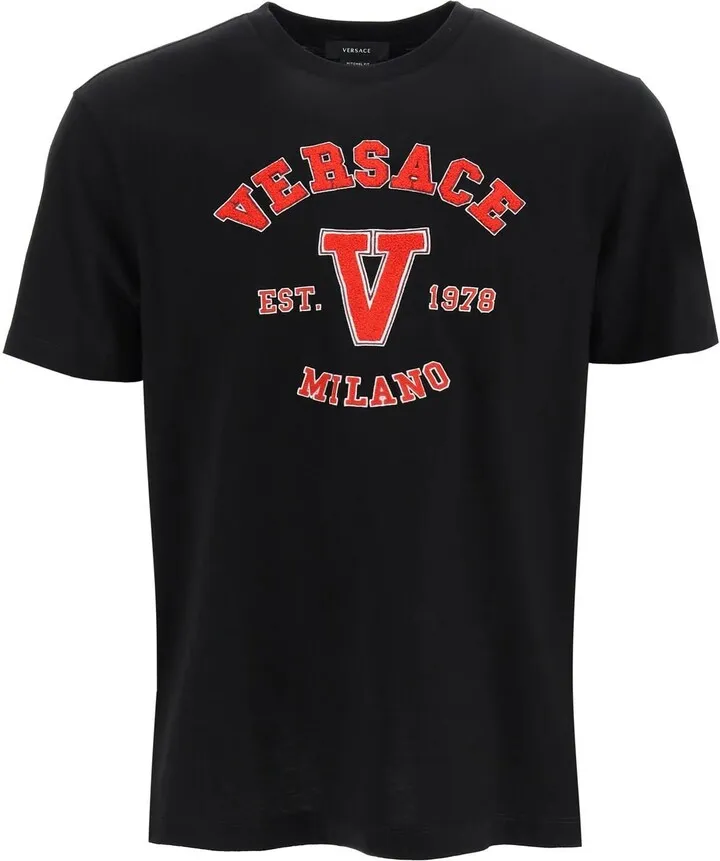 Versace Mitchel Logo Varsity T-Shirt