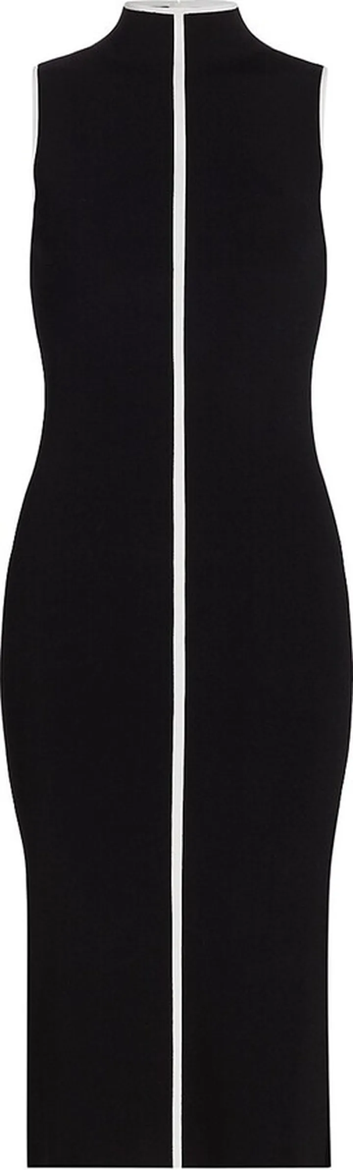 Sleeveless Knit Turtleneck Sweaterdress