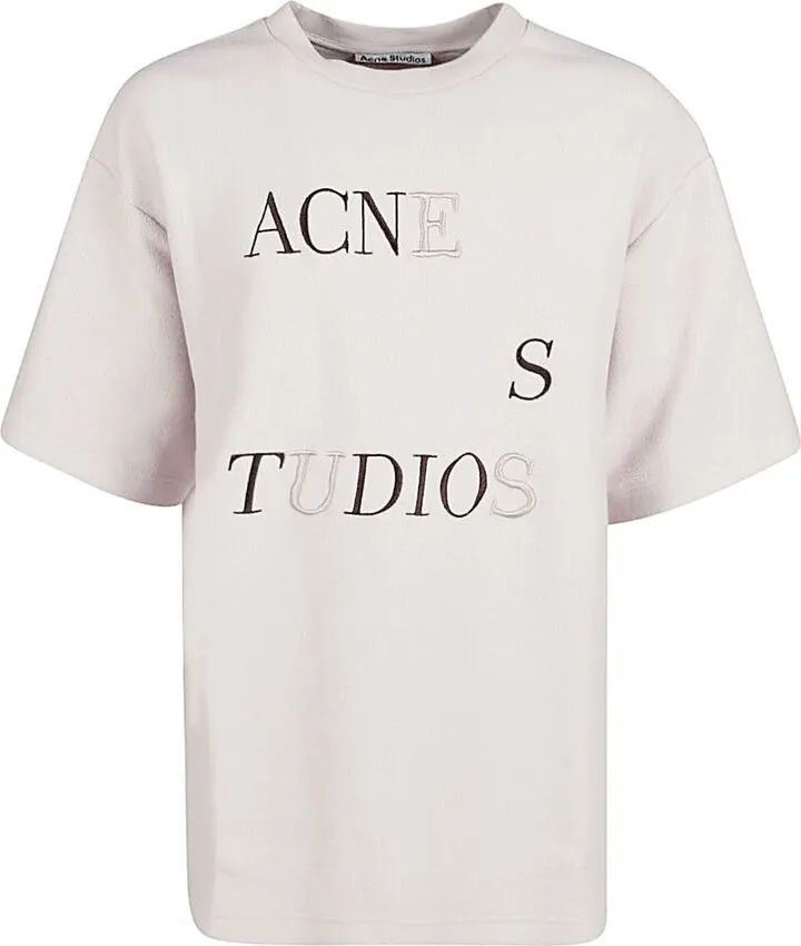 ACNE STUDIOS- Logo Cotton T-shirt