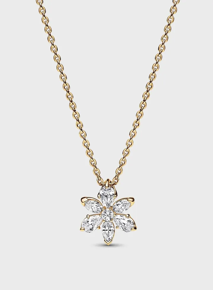 Sparkling Herbarium Cluster Pendant Necklace