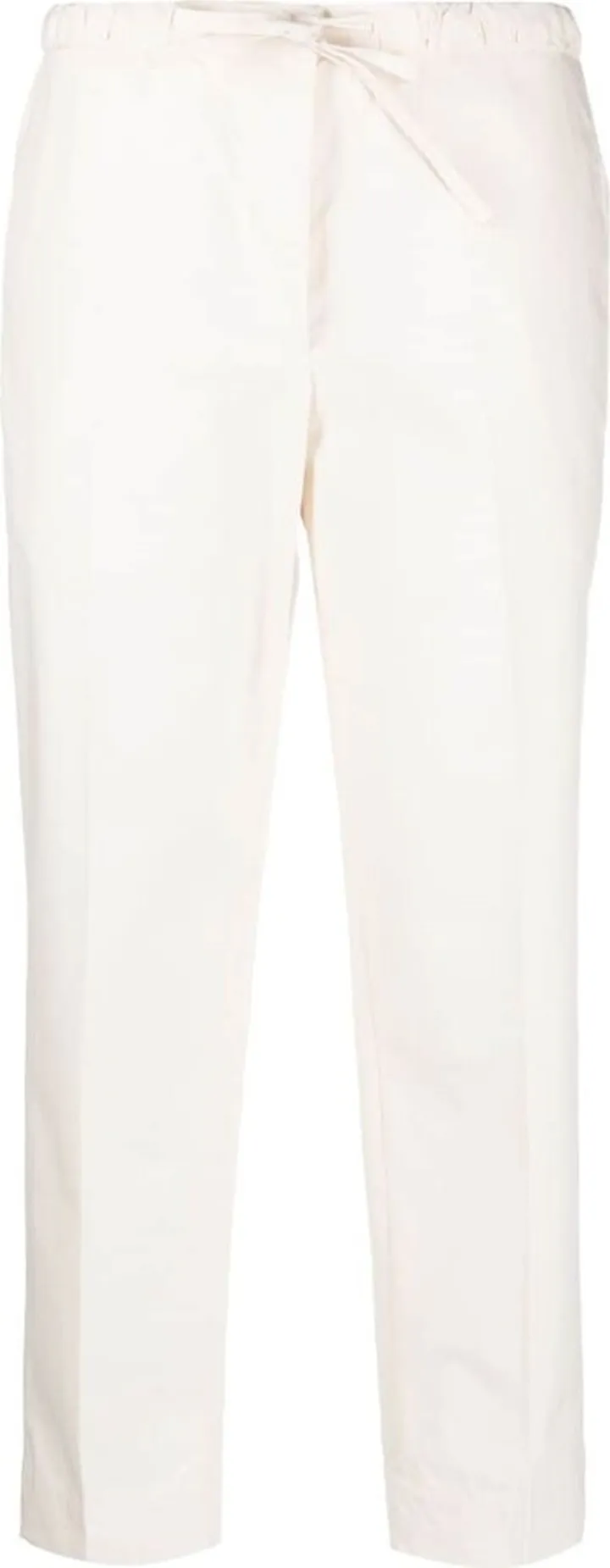 Cropped Cotton Trousers