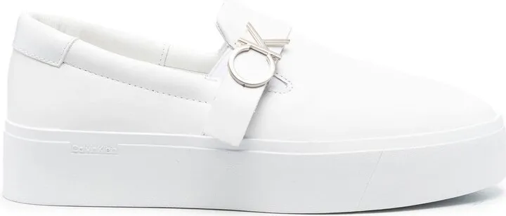 Logo-Plaque Platform Sneakers