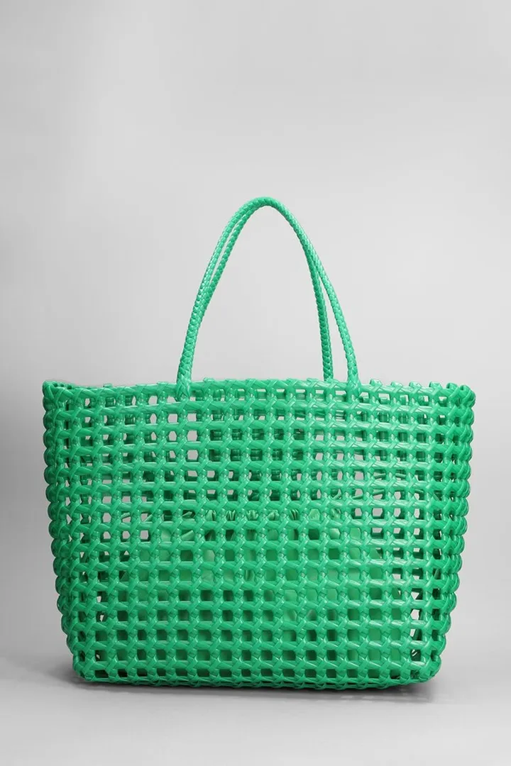 Tote In Green Polyester