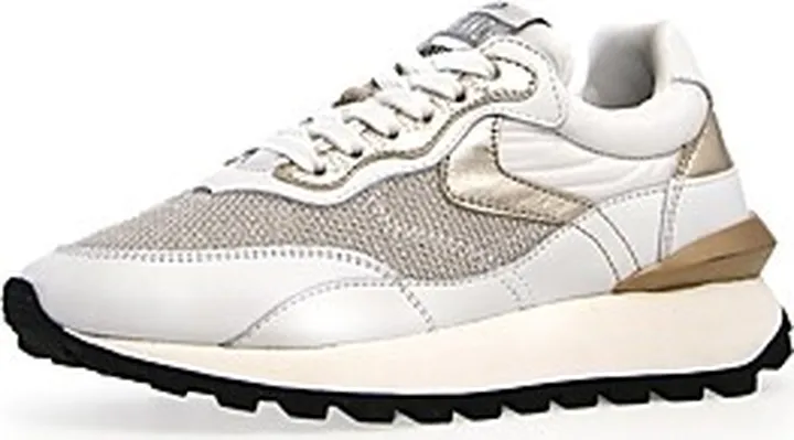 Voile Blanche Women's Qwark Hype Knit Fabric Insert Platform Sneakers