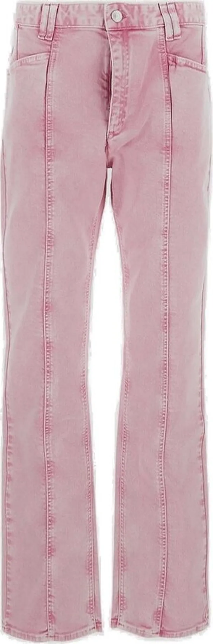 Isabel Marant High-Waist Straight-Leg Trousers