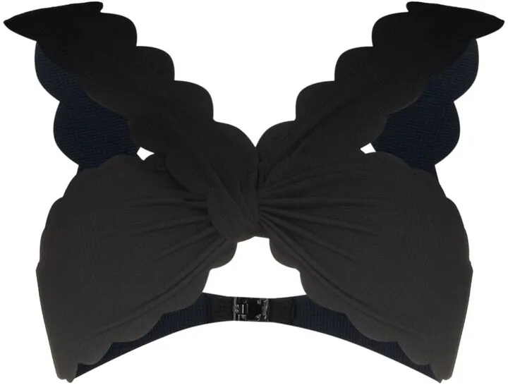 East River scalloped bikini top