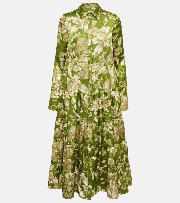 Palmira floral midi dress