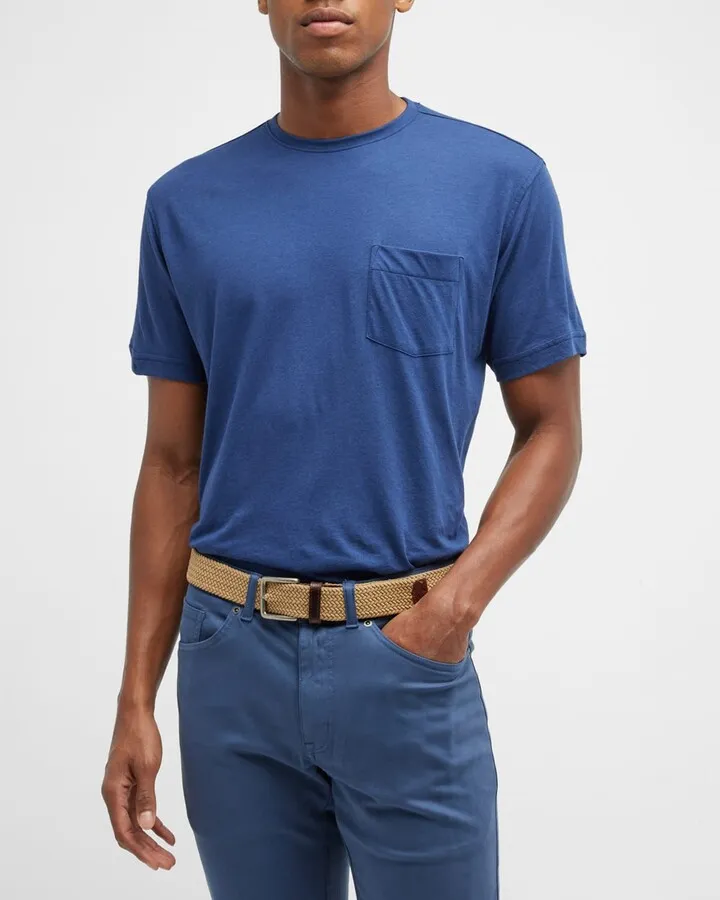 Men's Seaside Summer Pocket T-Shirt