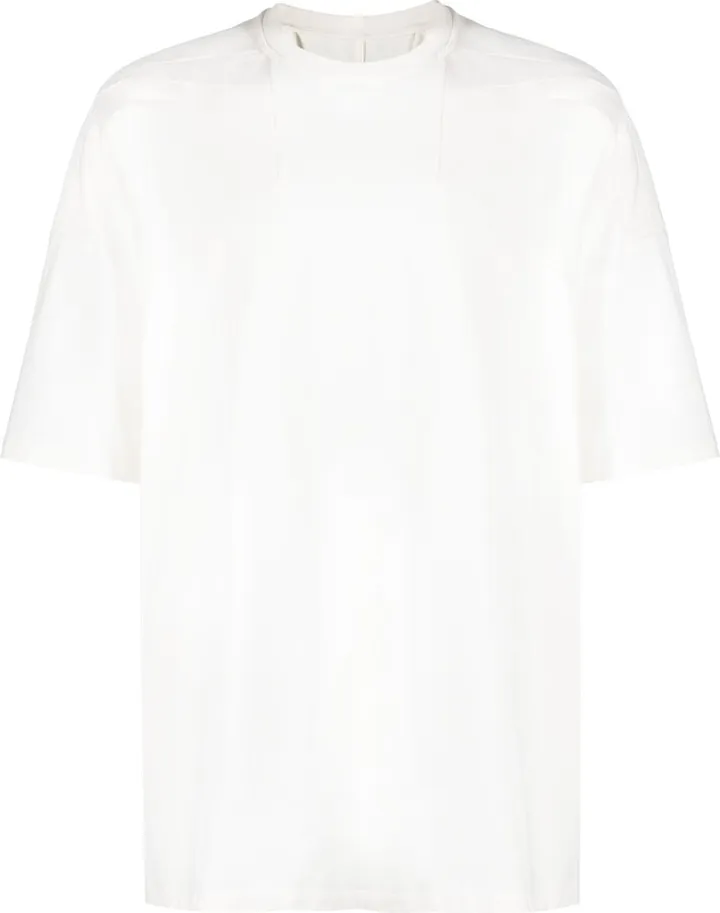 seam-detail crewneck T-shirt