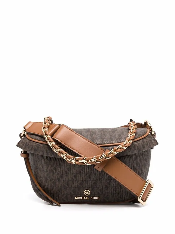 Logo-Plaque Shoulder Bag