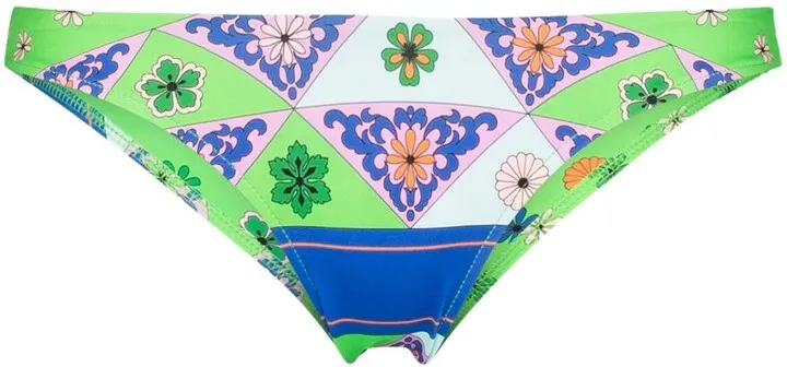 Katarina scarf print bikini bottoms