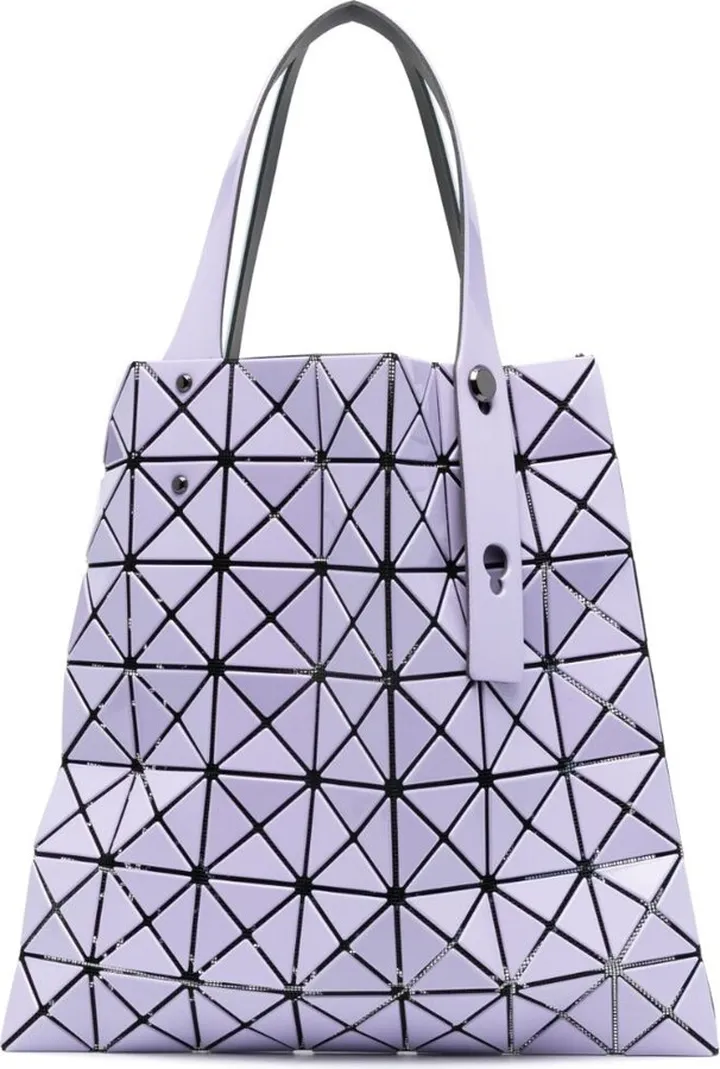 Two-Tone Geometric Tote Bag