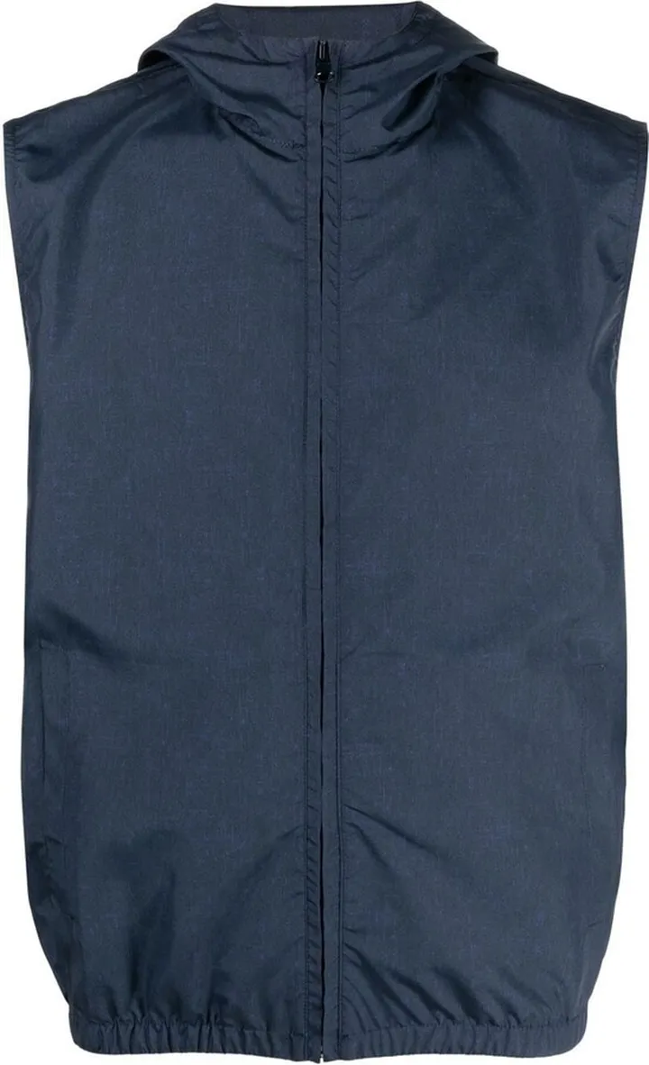 Zip-Up Hooded Gilet