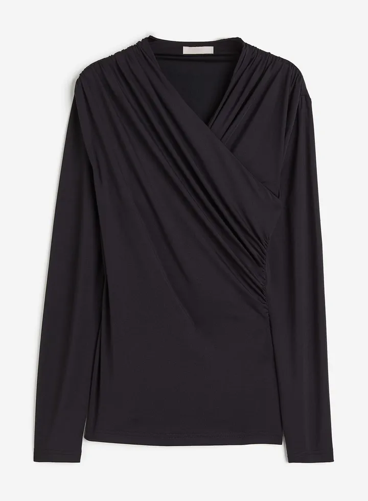 Surplice Neck Top