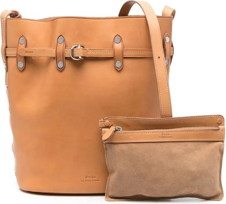 Stud-Embellished Detail Shoulder Bag