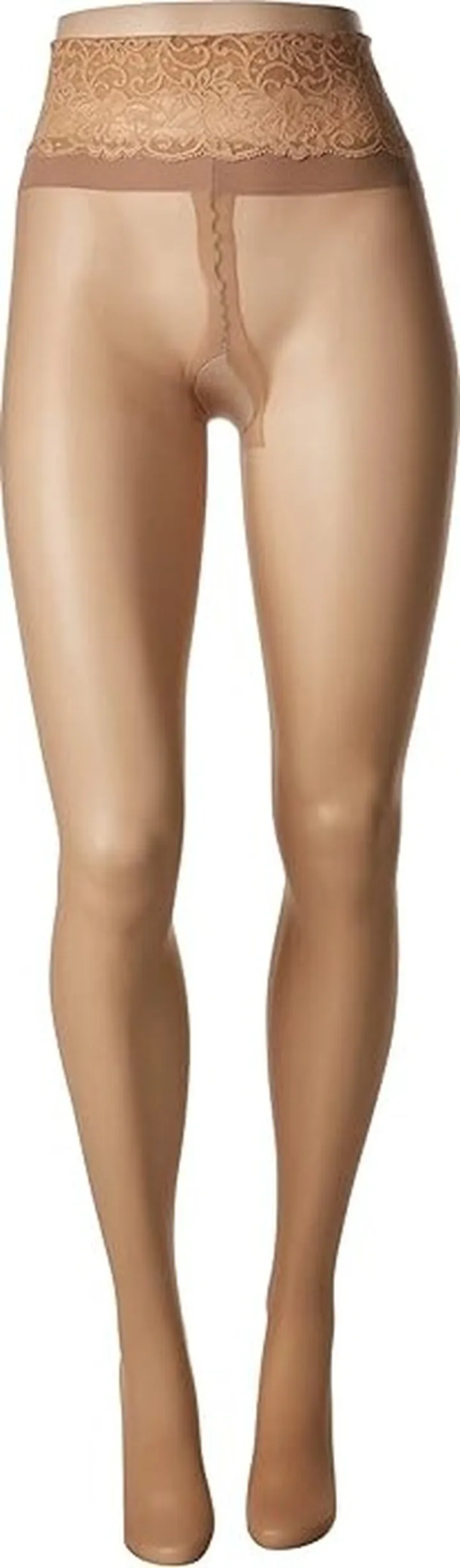 Commando Sexy Sheers with Lace Waistband H10T14 (Medium Nude) Sheer Hose