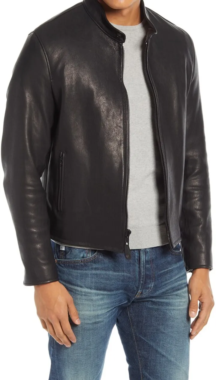 Leather Moto Jacket