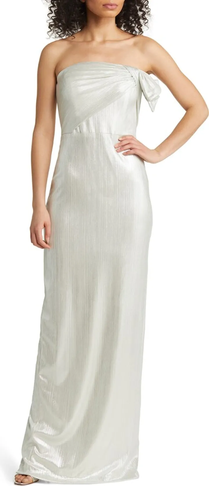 Divina Strapless Column Gown