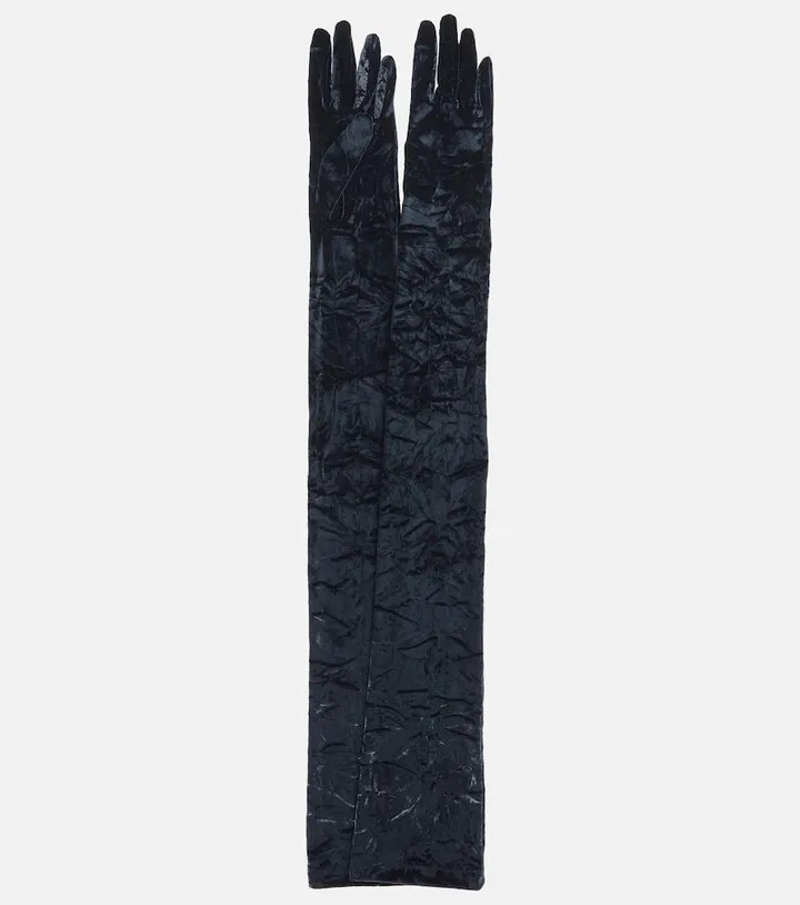 Velvet gloves