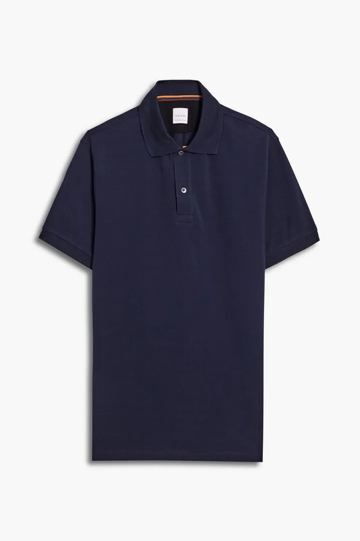Cotton-piqué polo shirt