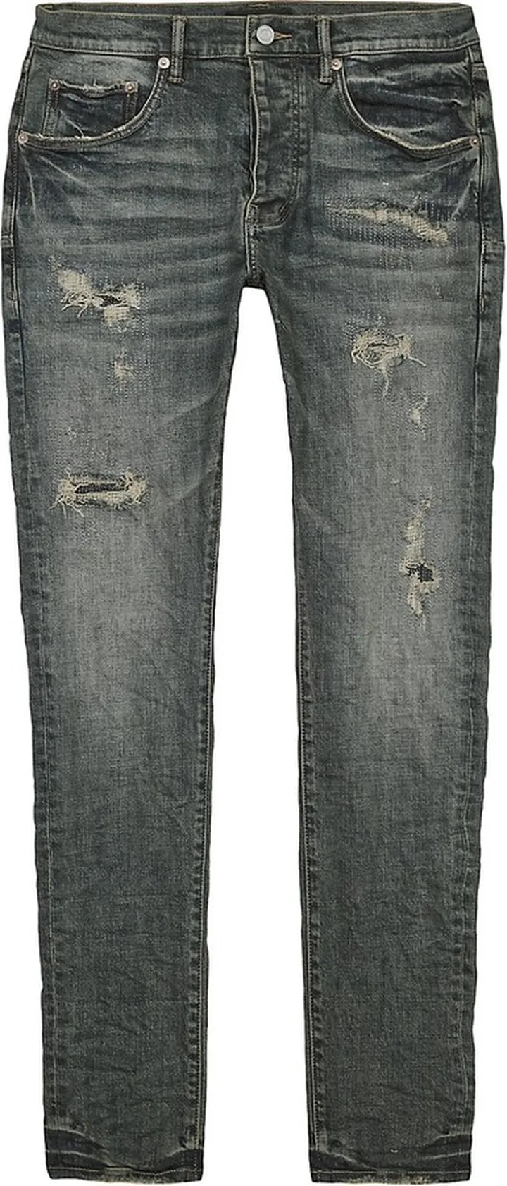 Quilted Destroy Jeans