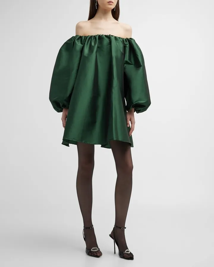 Bobby Puff Sleeve Short Dress