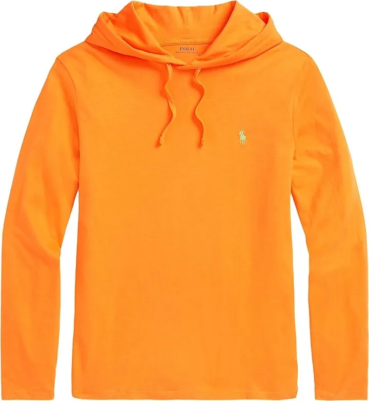 Embroidered Jersey Hooded T-Shirt