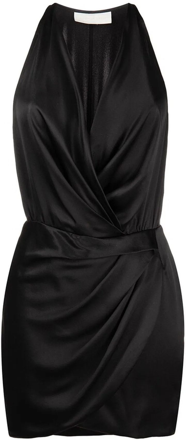 Silk Halterneck Mini Dress