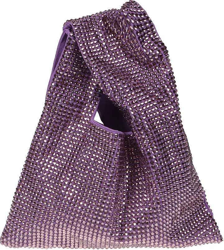 All Over Crystal-embellished Mini Bag