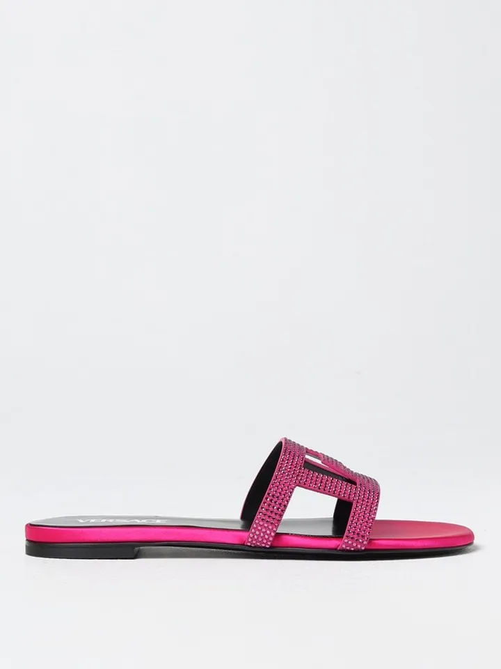 Heeled sandals woman Versace