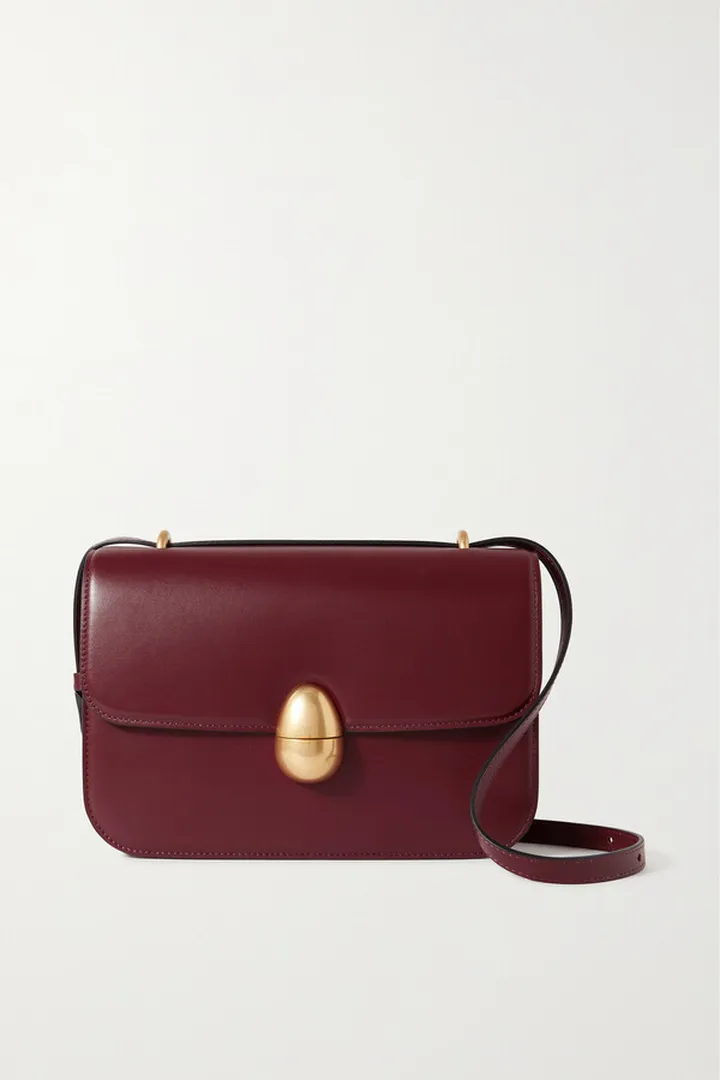 NEOUS - Phoenix Leather Shoulder Bag - Burgundy