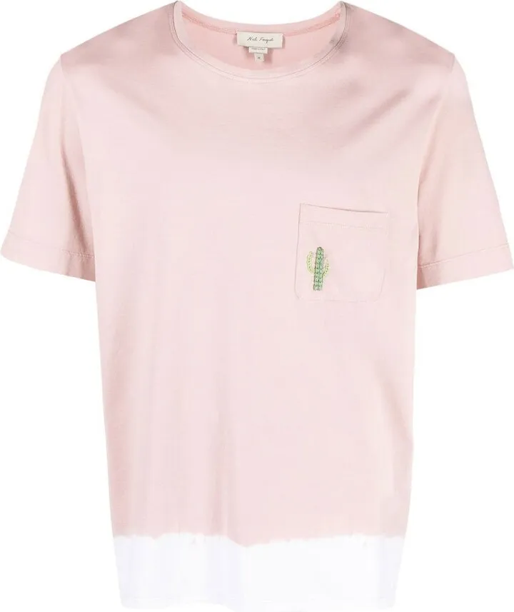 embroidered pocket T-shirt