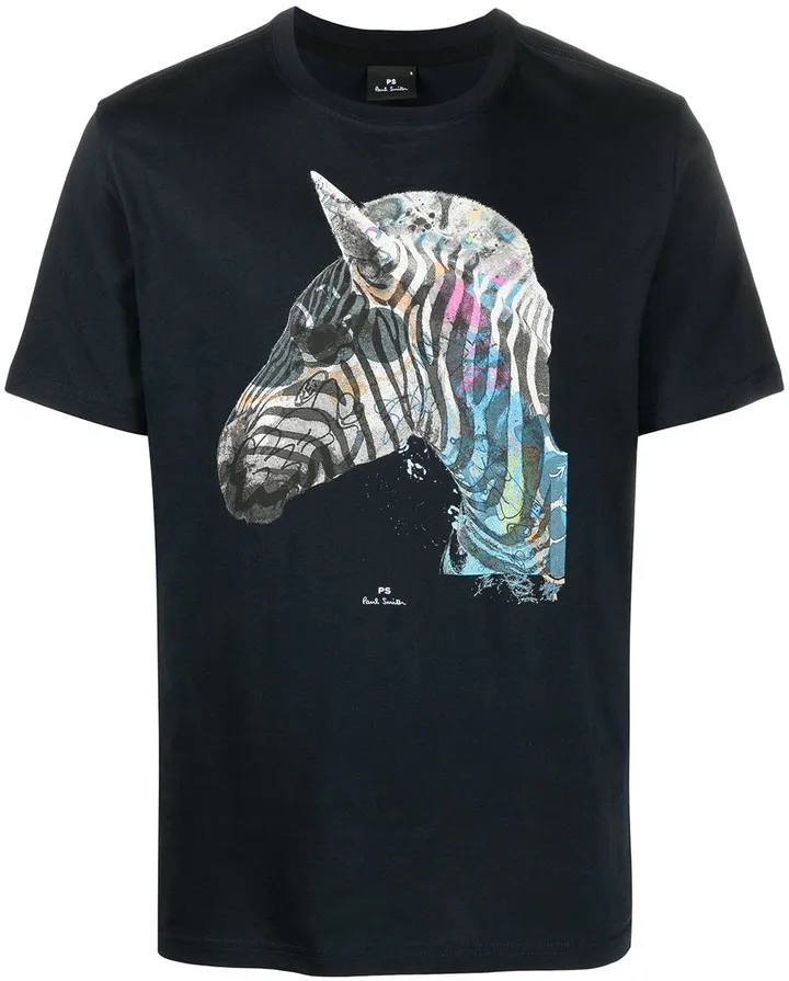 zebra print T-shirt