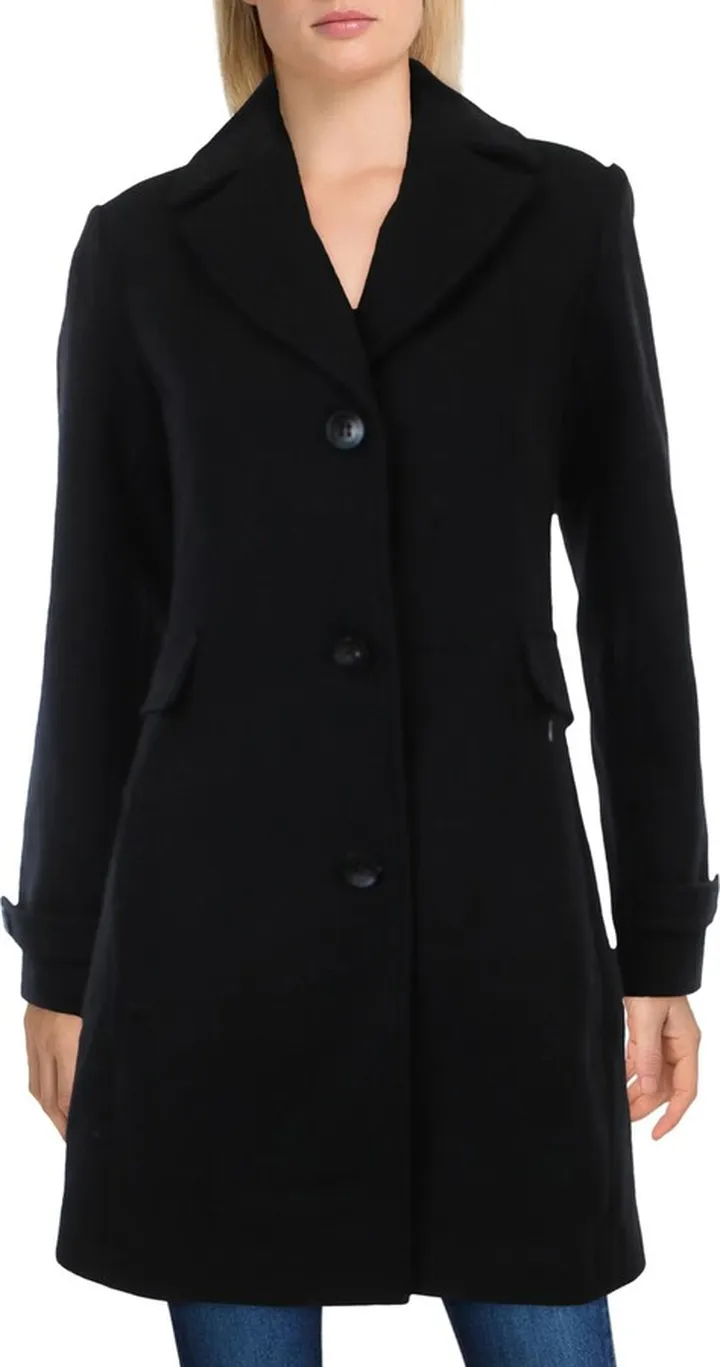 Womens Warm Midi Wool Coat