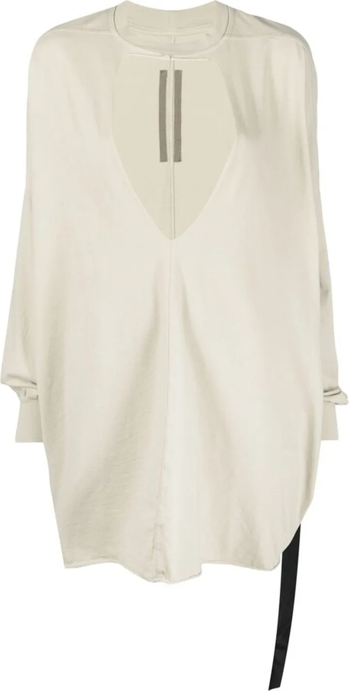 RICK OWENS DRKSHDW- Cut-out Cotton Tunic