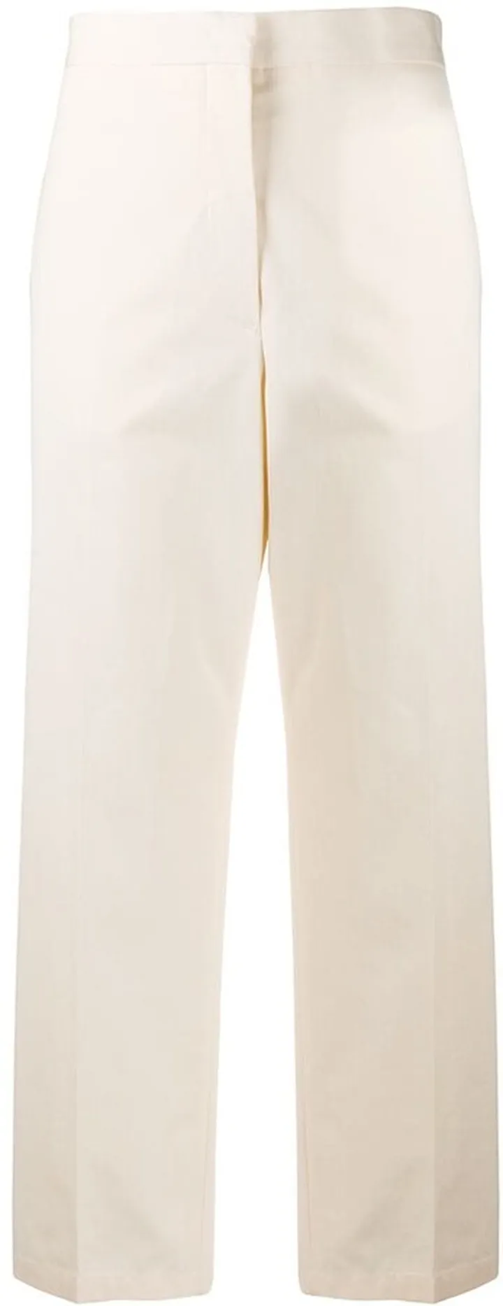 Lang cropped straight-leg trousers