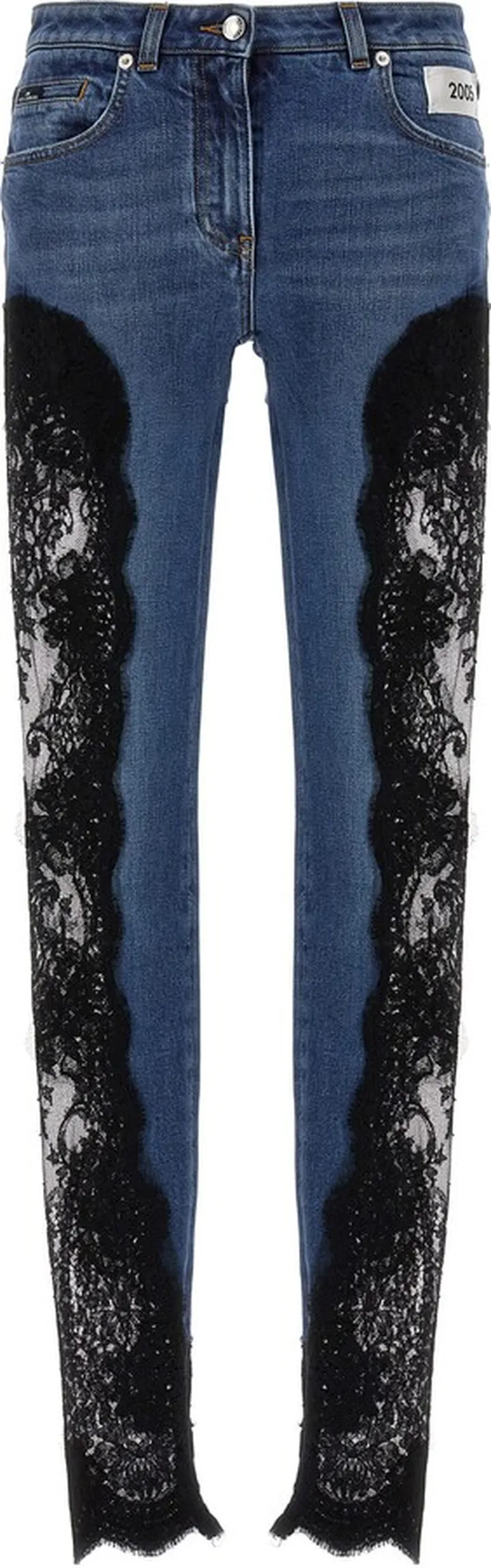 Lace Insert Jeans