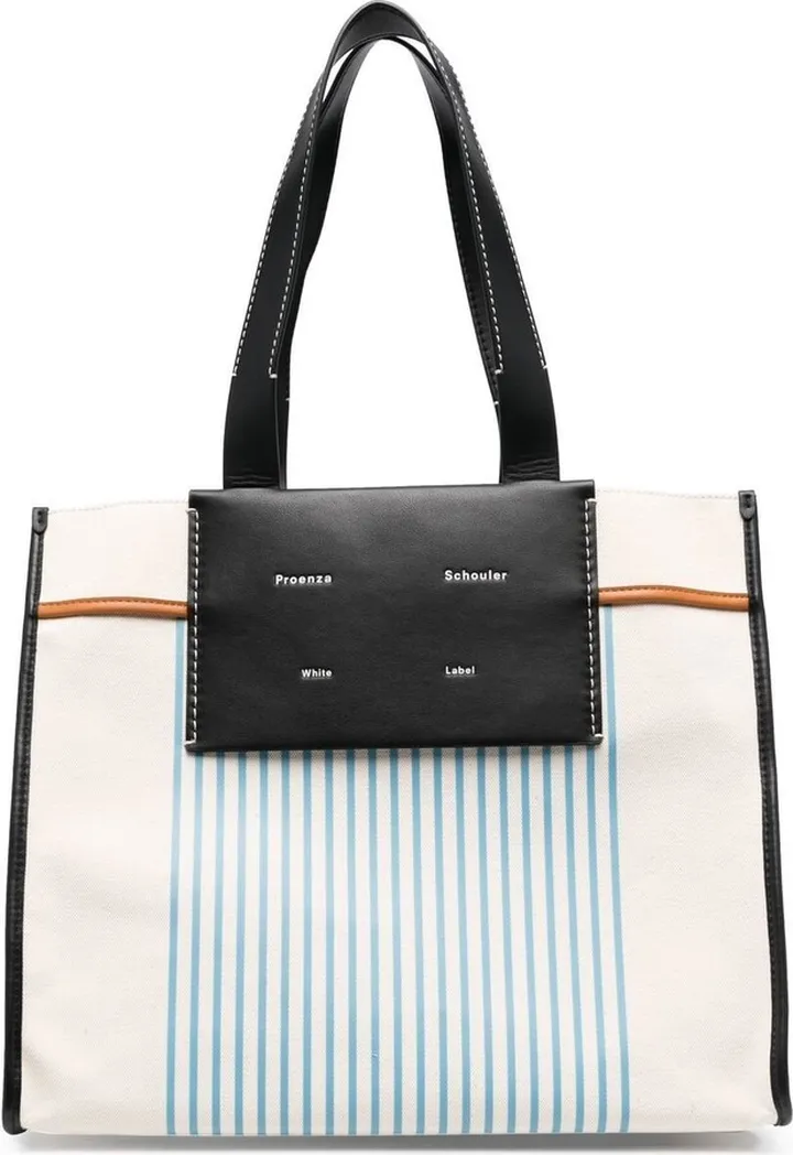 Striped Cotton Tote-Bag