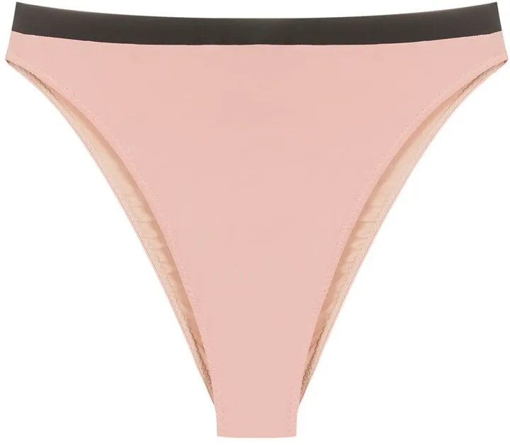 Arko contrast-trim bikini bottoms