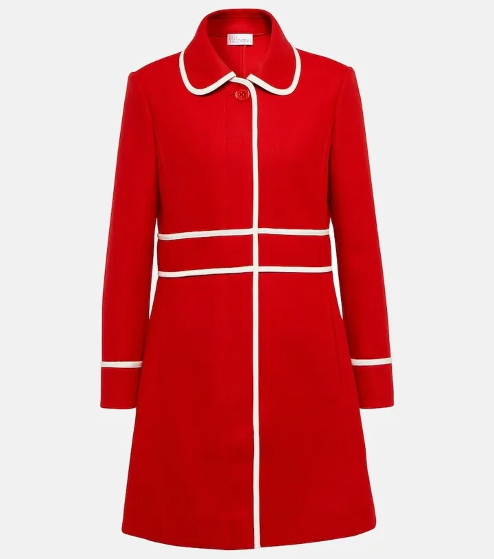 Wool and cashmere-blend coat