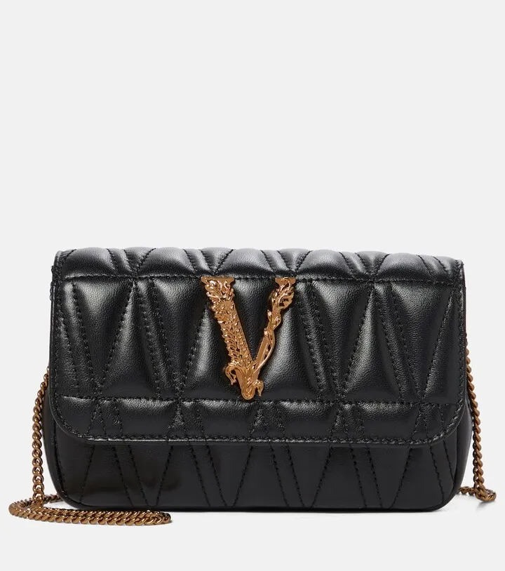 Virtus Small leather shoulder bag