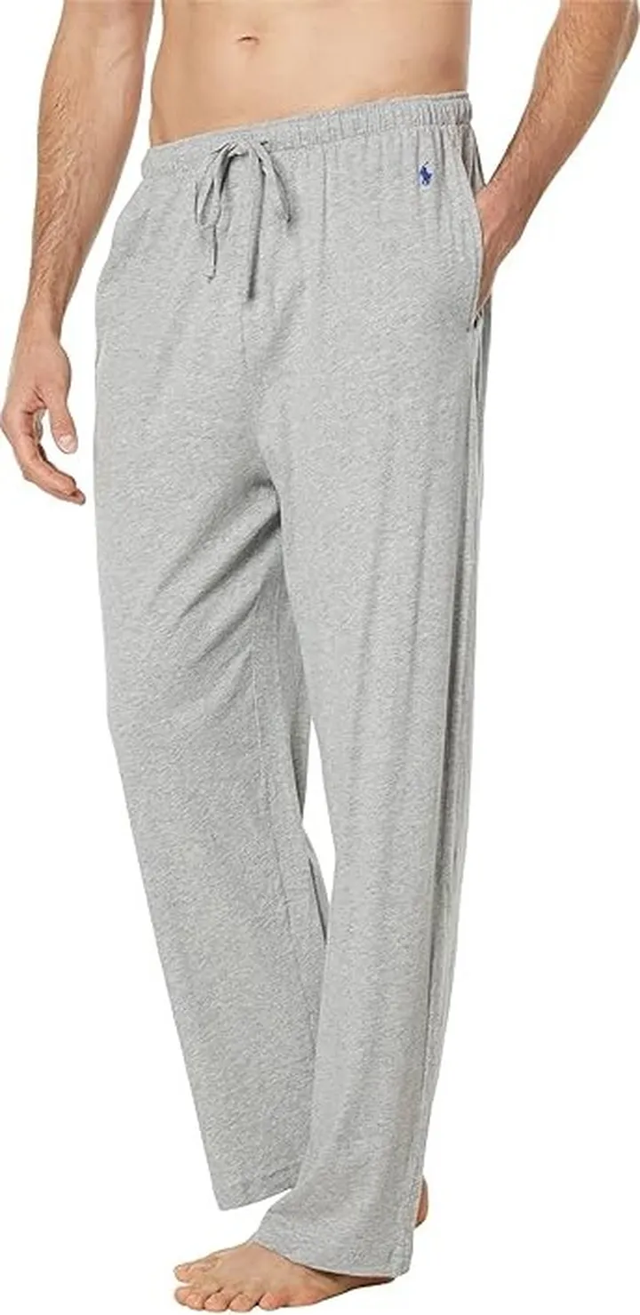 Polo Ralph Lauren Enzyme Lightweight Cotton Sleepwear Relaxed Fit PJ Pants (Andover Heather Rugby Royal PP) Men's Pajama