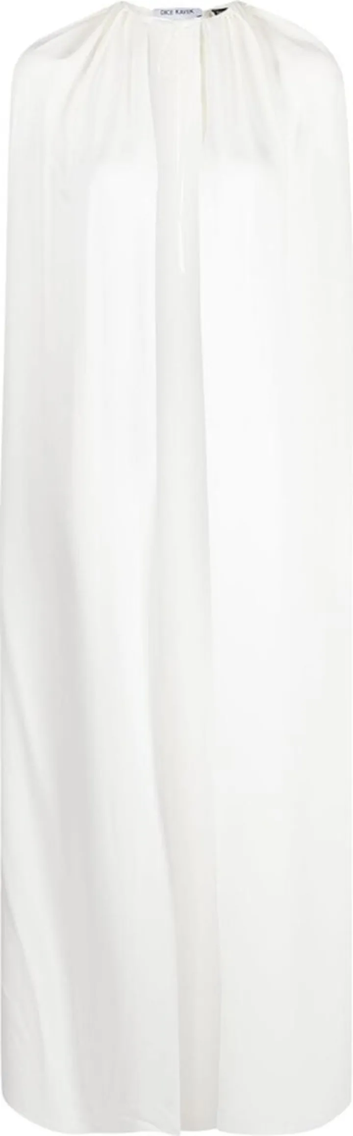 Floor-Length Silk Cape
