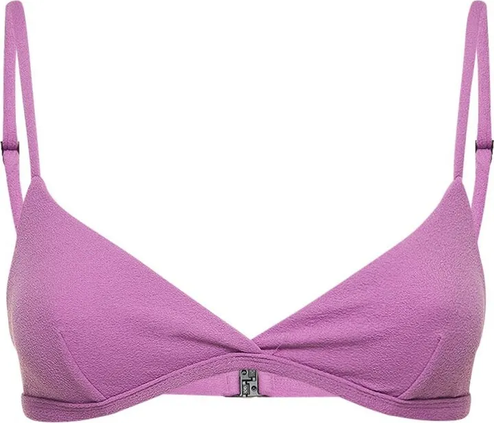 Triangle crop bikini top