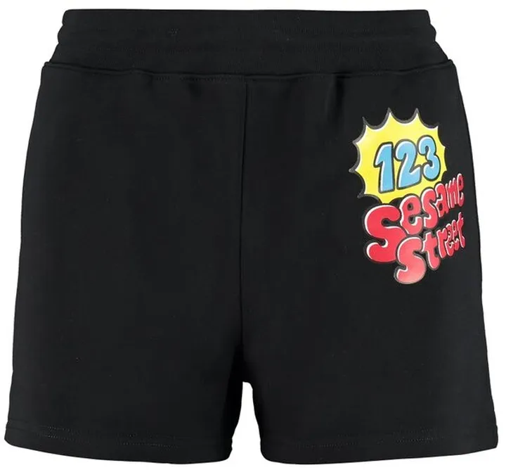 Moschino X Sesame Street Logo Print Shorts