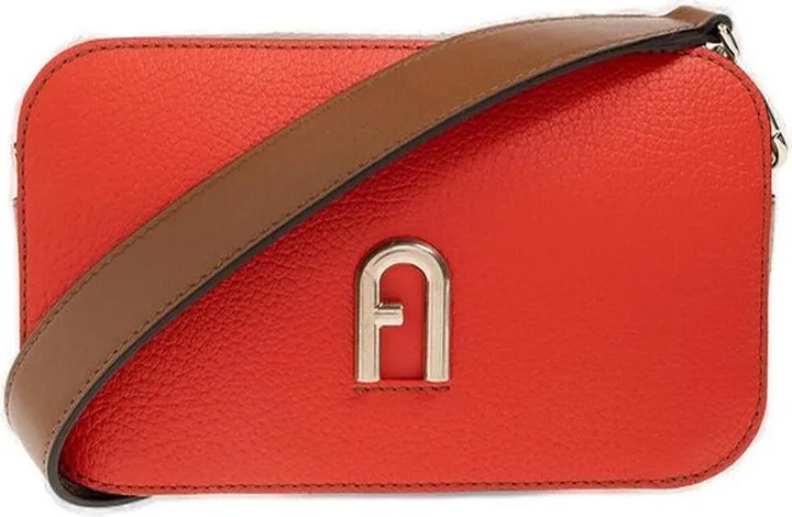 Furla Logo-Plaque Zipped Shoulder Bag