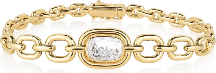 Women's 18K Yellow Gold Elo Diamond Bracelet