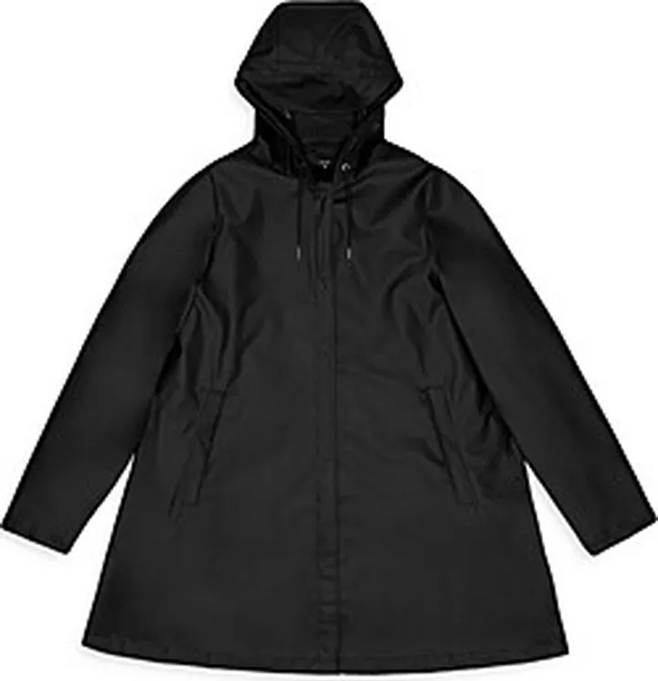 Rains Hooded A-Line Rain Jacket